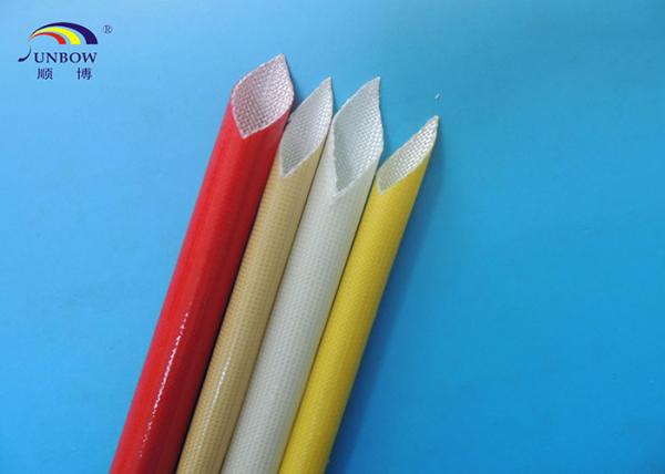 F class PU Coating Fiberglass sleeving for Electrical Cable Manaagement