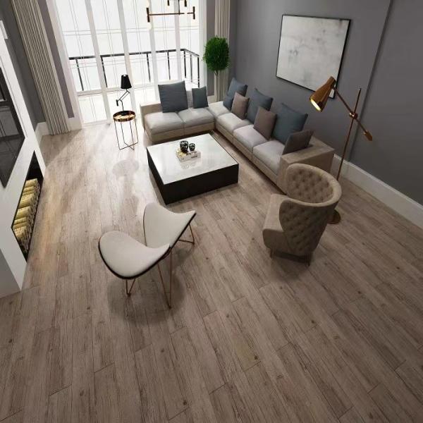 1.5mm To 5.0mm Thick Wood Grain Luxury Vinyl Tile LVT SPC PVC Vinyl Flooring