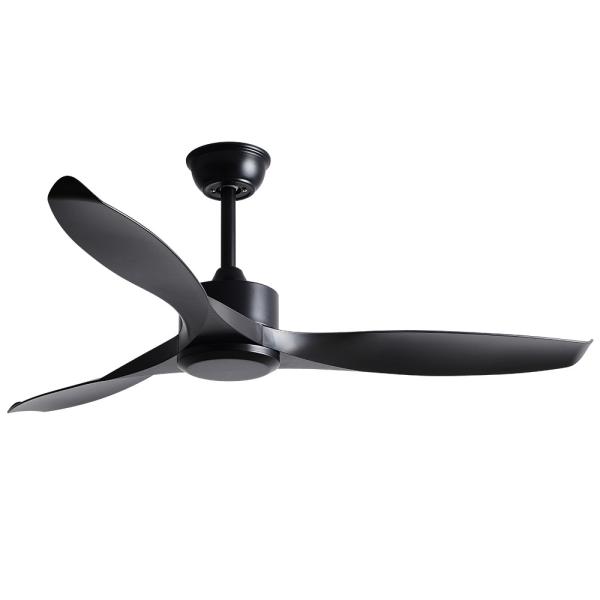 Ventilateur de plafond américain en bois massif rétro 42 pouces avec une puissance de vent élevée