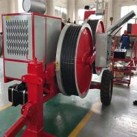 5 máquina del tensor de Wire Hydraulic Cable del conductor de los surcos 1x40KN 4T Relese