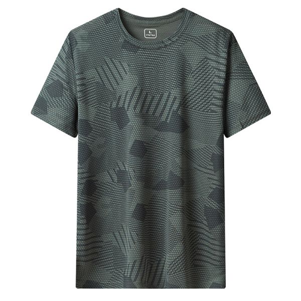 Summer UPF 50 UV Printed Tee Shirt Custom Logo Boxy Gym Streetwear for Men and Women