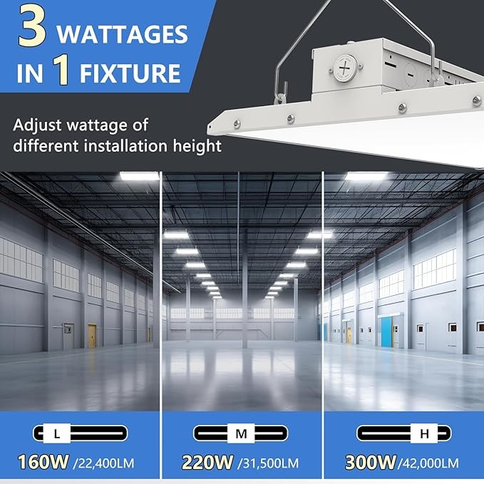 Премиум светодиодный линейный фонарь 150Lm/W 225W Снижаемые светодиодные туннельные огни