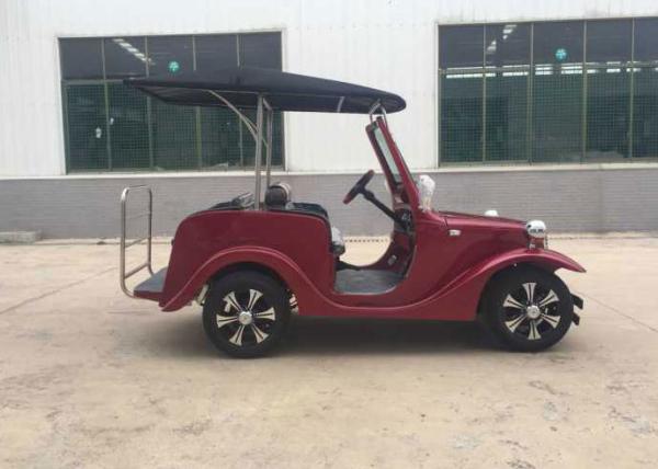 Yellow Color Classic Golf Cart Club Golf Cart 4 Seater 1165mm Front Tread