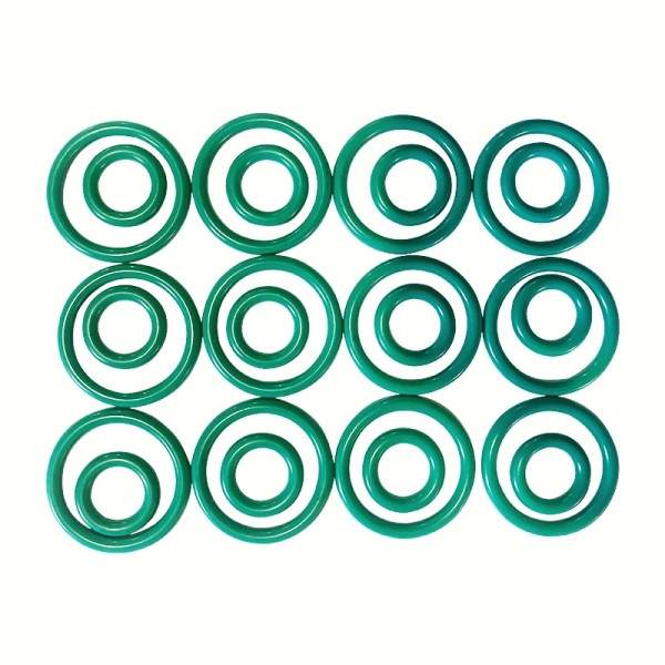 Зеленые колцеобразные уплотнения 70 до FKM сопротивление оксидации жары твердост