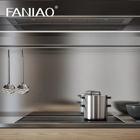 Кухни Плоская упаковка Белый полный шкаф Мебель Лака Домашний комплект Современный роскошный шкаф Кухня