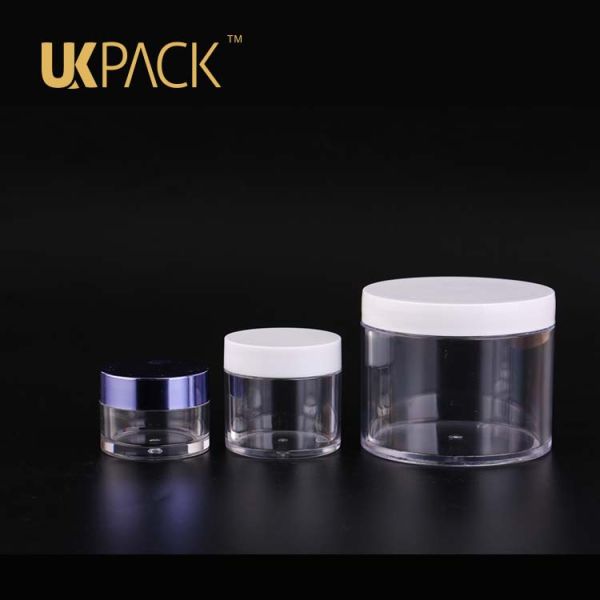 UKC43 5ML-100ML Горячая продажа Модная Различная емкость PETG Кремная банка Пластиковая банка Косметическая