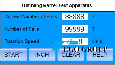 IEC60320-1 Free Fall Test Rotating Barrel with 5R/m Rotating Speed for Testing Connector and Plug Connector
