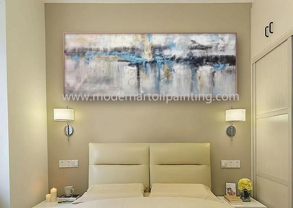 24 X 48 Hand Painted Acrylic Wall Painting Modern Wall Art For Living Room
