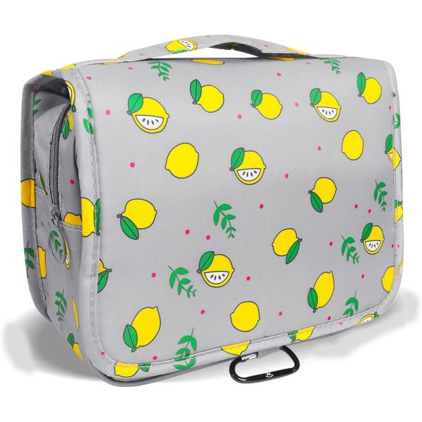 Waterproof Soft Toiletry Bag for Traveling Women Girls Cosmetic Travel Bag Multifunction Shower Bag with Strong
