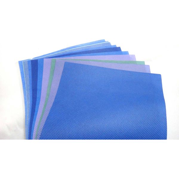 Light Blue Sesame SMS Nonwoven Fabric For Disposable Protective Clothing