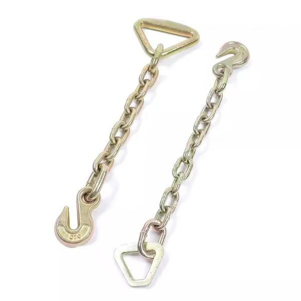 Diâmetro 8 mm G70 Cadeia de caminhão Cadeia de reboque com ganchos de agarre Clevis para controle de carga