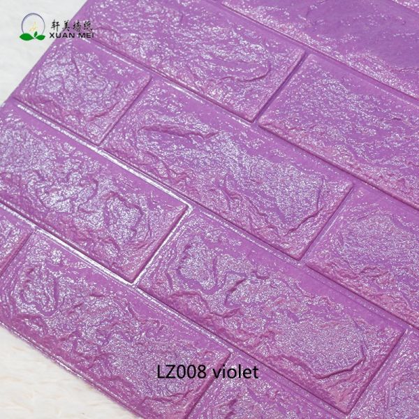 DIY Self Adhesive EVA Foam Wallpapers 3D Brick Wall Stickers for Modern Living Room Decor and Waterproof TV Background