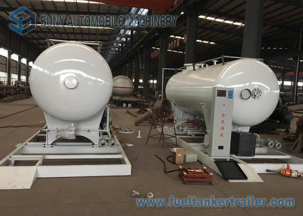 Mobile lpg filling station lpg bottling plant lpg tank trailer truck