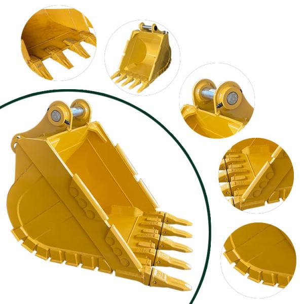 Excavator Rock Bucket Cat320d For CAT320 ZX200 DX200 SY205C , Excavator telescopic arm 14M for cat320