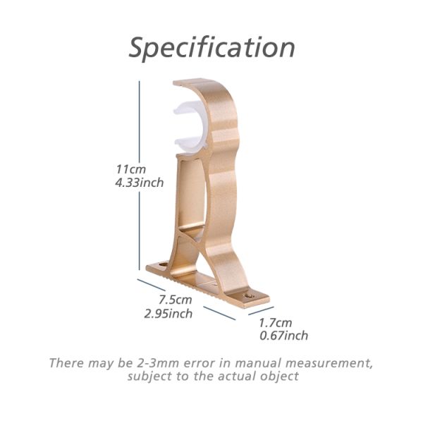 Smart Home Electric Plastic Motorized Curtain Rod Brackets