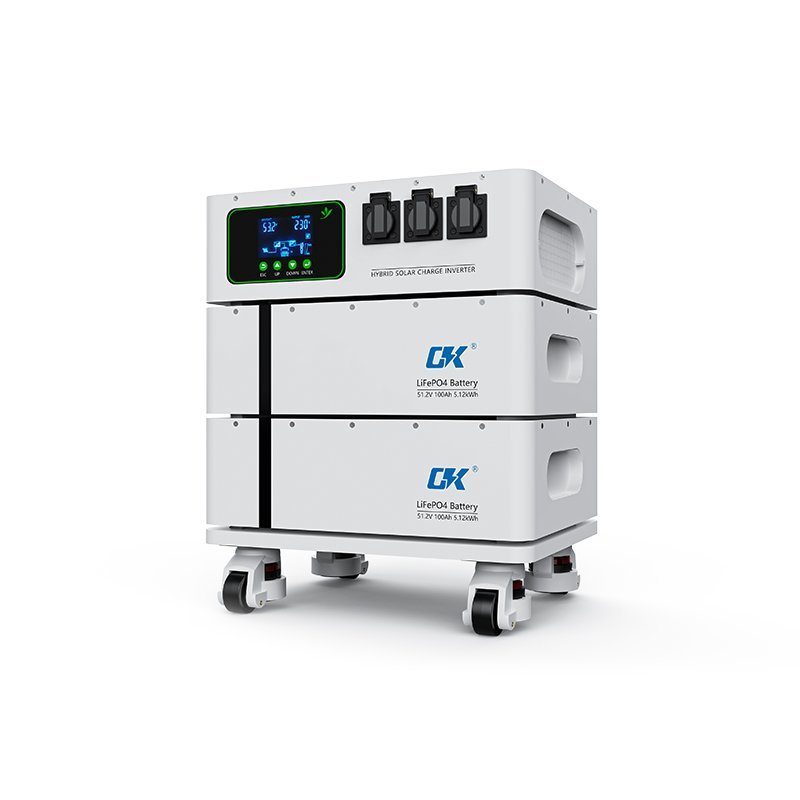 All In One Stacked ESS 51.2V 100Ah Lifepo4 Lithium Home Power System 5.12Kwh