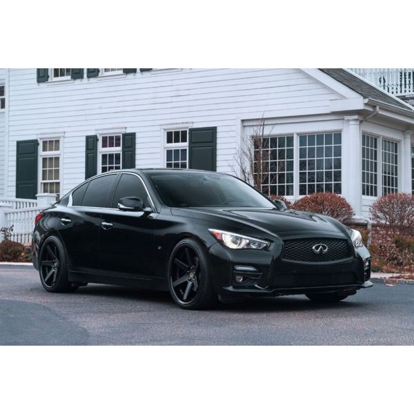 2- Piece Gloss Black Machined 21 Rims For 911 Forged Rims Wheels 5x130