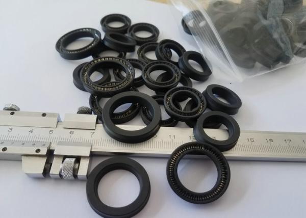 White or Black PTFE Oil Seal with SS304 or SS316 Insert Spring for Corrosion and High Temperature Resistance