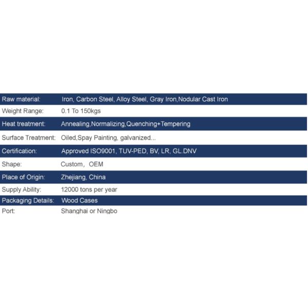 Grey Cast Iron Casting Trailer Suspension Parts