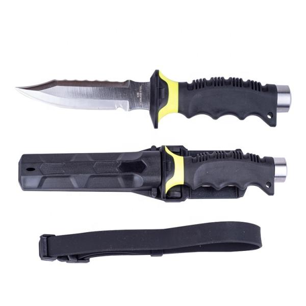 304 Stainless Steel Tactical Pocket Knife For Scuba Diving Corrosion Resistant