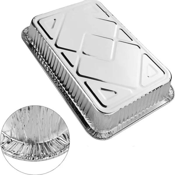 Container de panela de alumínio de prata com OEM disponível para desempenho