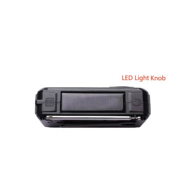 2800 диапазона радио 3 динамомашины mAh радио ручки для вращения аварийного на открытом воздухе солнечное