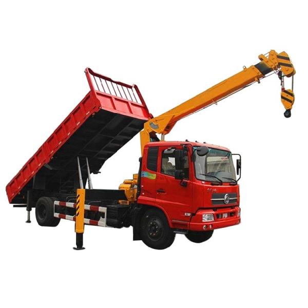 Hydraulic Truck Crane 8 Ton Hydraulic Crane With Telescopic Boom Cranes