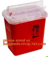 Conteneurs médicaux jetables en plastique de dièses, boîte de sécurité du Kenya pour l'aiguille/conteneur pointu de rebut médical, plastique médical