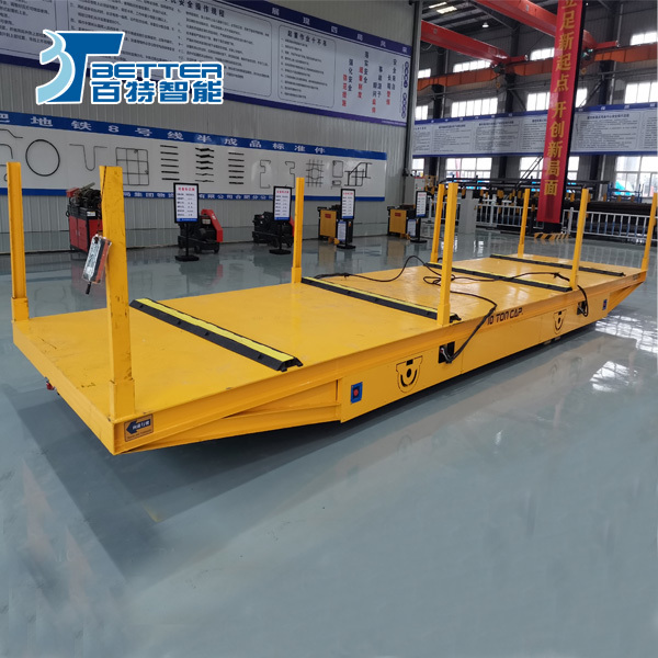 Heavy Duty Battery Powered Transfer Cart with Intelligent Electric Drive and Modular Design for Handling of Overweight Molds and Presses