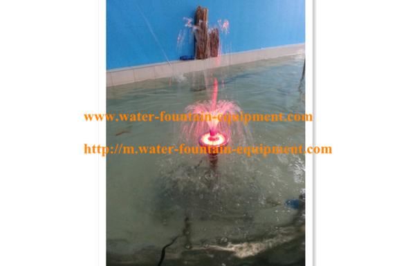 Stainless Steel Plastic Ballet Dancing Water Fountain Spray Heads With LED Light