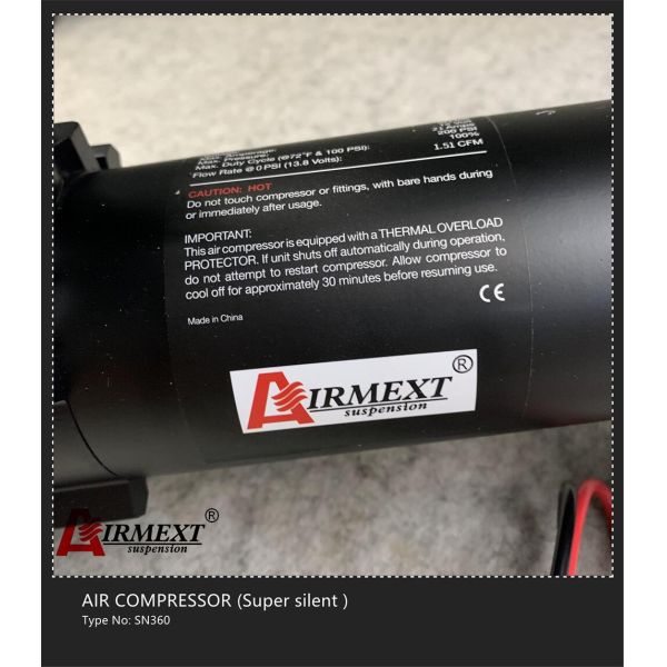 Компрессор воздуха аксессуаров SN360 подвеса воздуха AIRMEXT супер молчаливый
