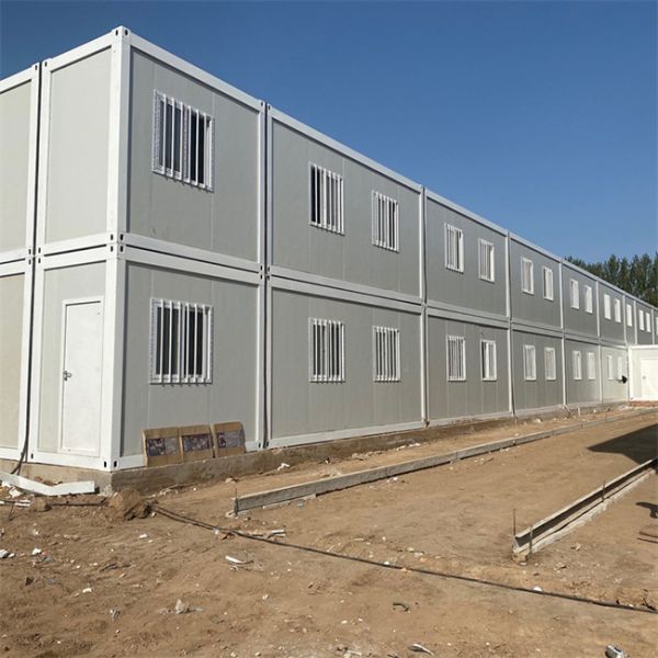 20ft Rain And Wind Proof Garage Storage Container House 2 Floor Prefabricated Flat Pack Container