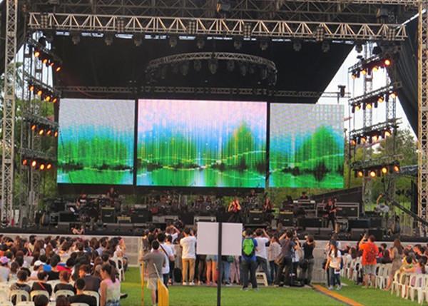 HD Outdoor Pixel 5mm Stage LED Screen For Music Concert