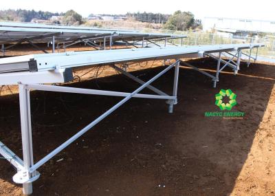 Apoio de sistemas solar do racking da montagem à terra excelente da resistência e painel solar do reparo