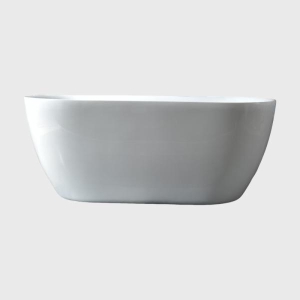 Hydrotherapy Homestay Back To Wall Bathtubs Freestanding Matt White Customized