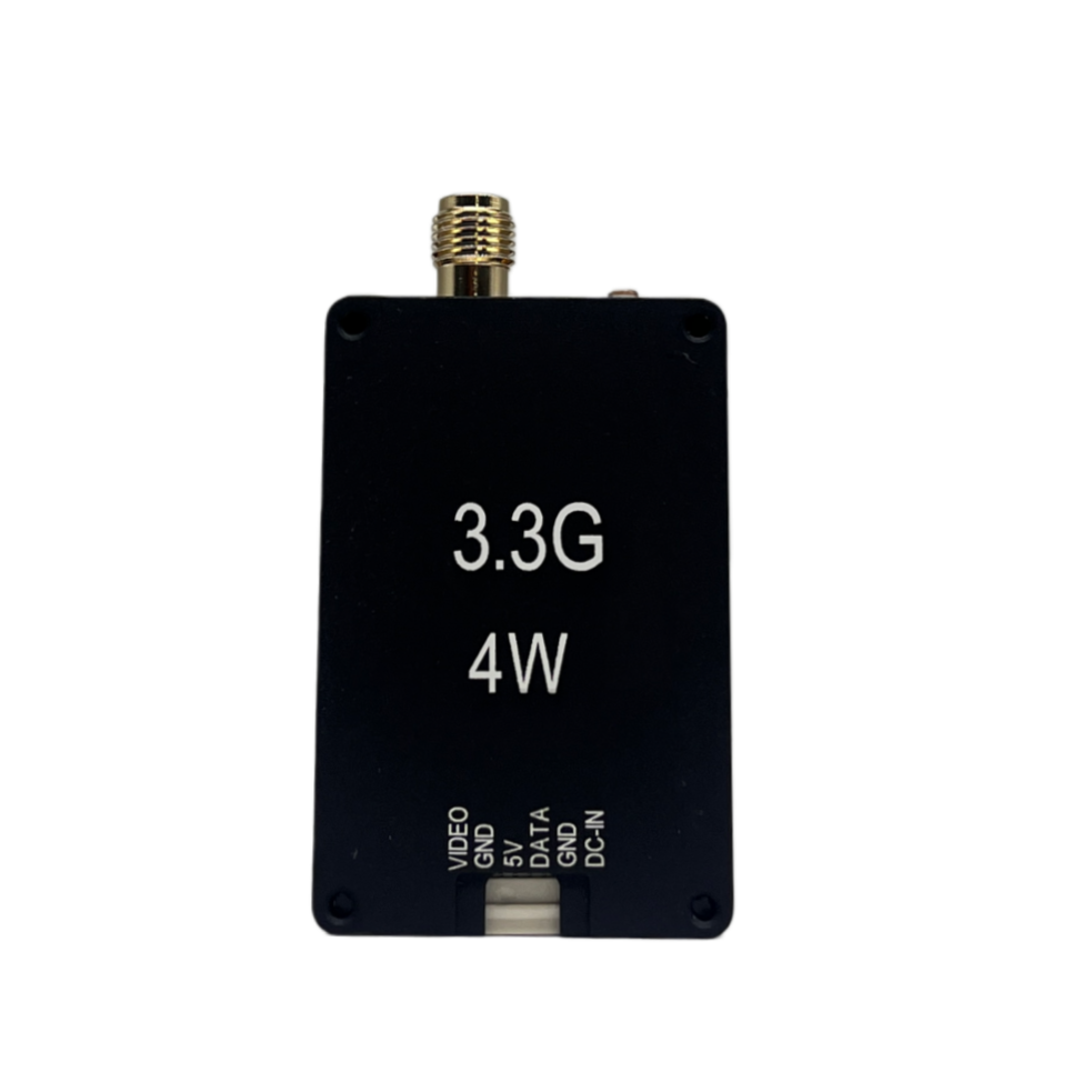 3.3Ghz 4W UAV Video Transmitter 3.3G 16CH FPV VTX for FPV RC Drone Long Raneg Transmission