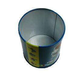 Steel Electrolytically Coated Metal Pen Container For Kids Cute Stationery