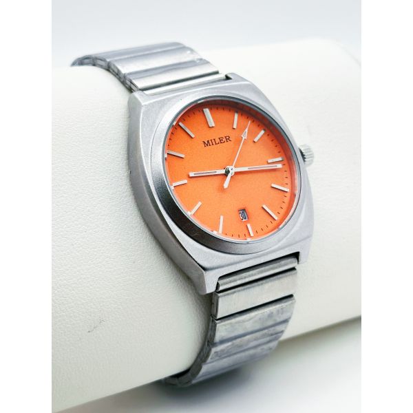 Мода Допамин Календарь Роскошные нержавеющие часы для мужчин и женщин