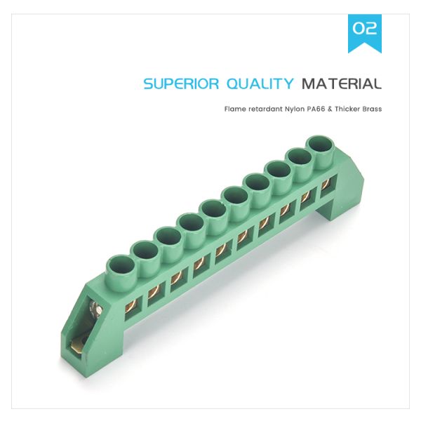 Терминал соединения винта заземляя терминал Blcok шинопровода электрический с держателем