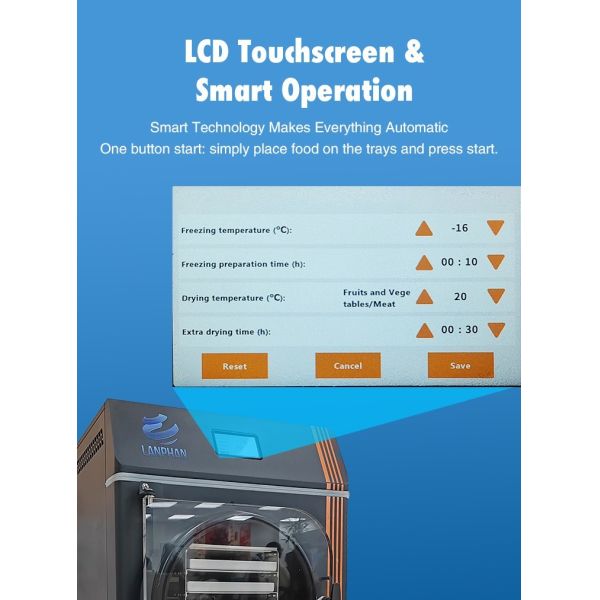 Smart Mini Freeze Dryer with Vacuum Pump Energy-Efficient Lyophilizer for Home Use