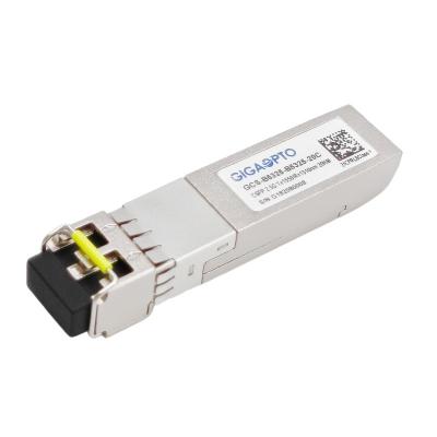 2.5Gbps Compact SFP Dual BIDI Transceiver Tx 1310nm Rx 1550nm LC 20km DOM