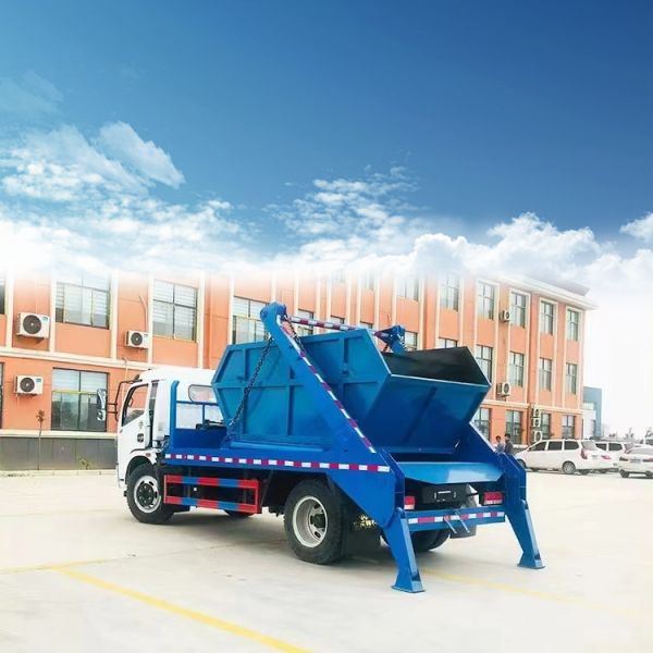 Industrial Waste Recycling Gantry Bins , Merrell Dumpster Steel Skip Bin With Wheels Available