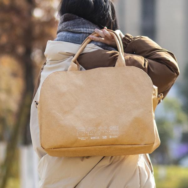 Washable Tyvek Kraft Paper Shopping Bag Print On Demand High Quality Products Accept Customization Dupont Paper Tote Bag Unique Design Suit Your Preferences