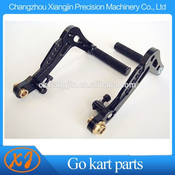 NEW !! CNC Machining Gold Anodized Aluminum Racing go kart pedals