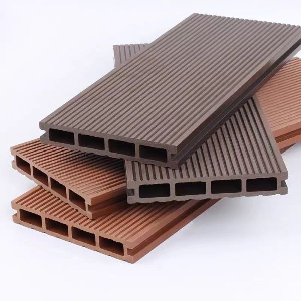 Эко деревянные композитные наружные плитки из WPC с царапинами на поверхности