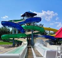 ODM Piscina Água Parque de Jogos Verão Crianças Set de Jogos Equipamento de brinquedos Fibra de vidro Slide