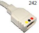 Mindray Electrode Lead Wires One Piece With 6- Pin Connector , TPU Material