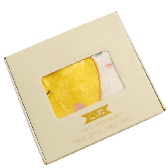 100gsm 120gsm 150gsm Custom Clothing Packaging Boxes ISO9001 Gift Boxes With Clear Window