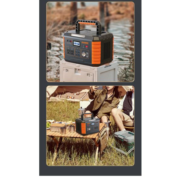 Pure Sine Wave 1000w Powered Solar Generator Station Outdoor Battery