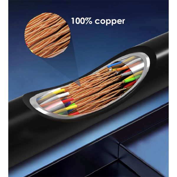 CAT3 CAT5 0.5MM CCA Overhead 20 Pair Telephone Cable Drop Wire Telephone Cable 10 Pairs Rj11 Cable Telephone